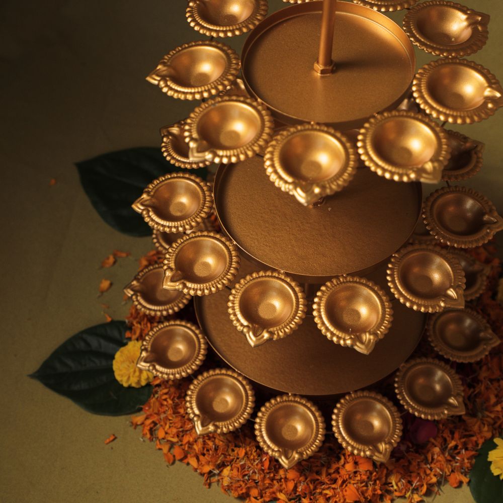 Diya stand | 4 tier